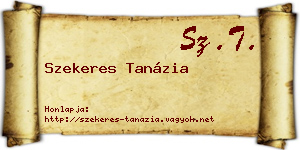 Szekeres Tanázia névjegykártya